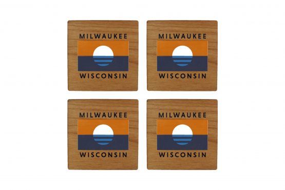 Milwaukee Flag Coaster Set - Color